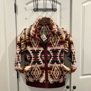 NWT Faherty Sherpa High Pile Fleece, Snowy Ridge, Medium